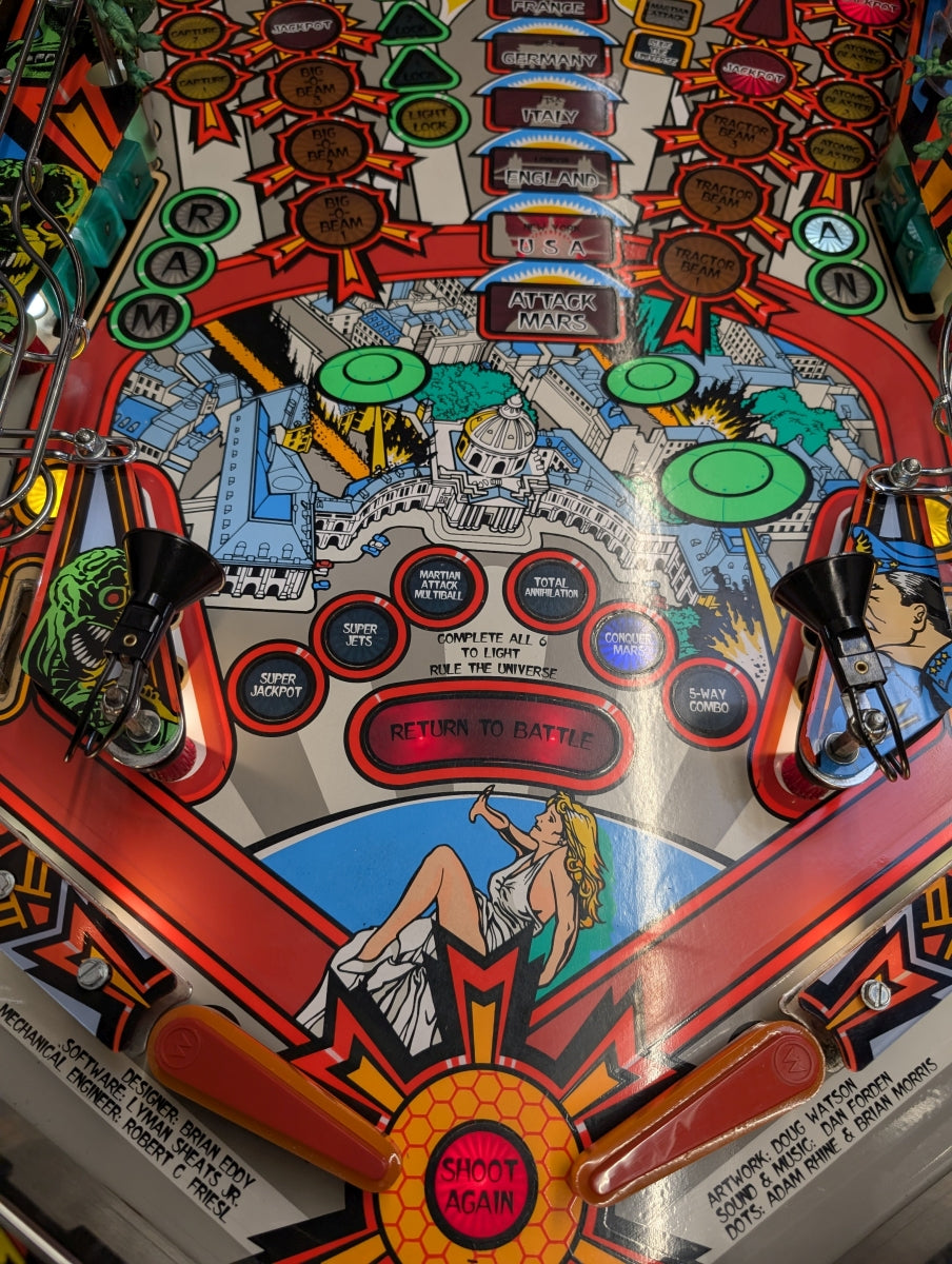 Bally's Attack from Mars (Pre-Played)