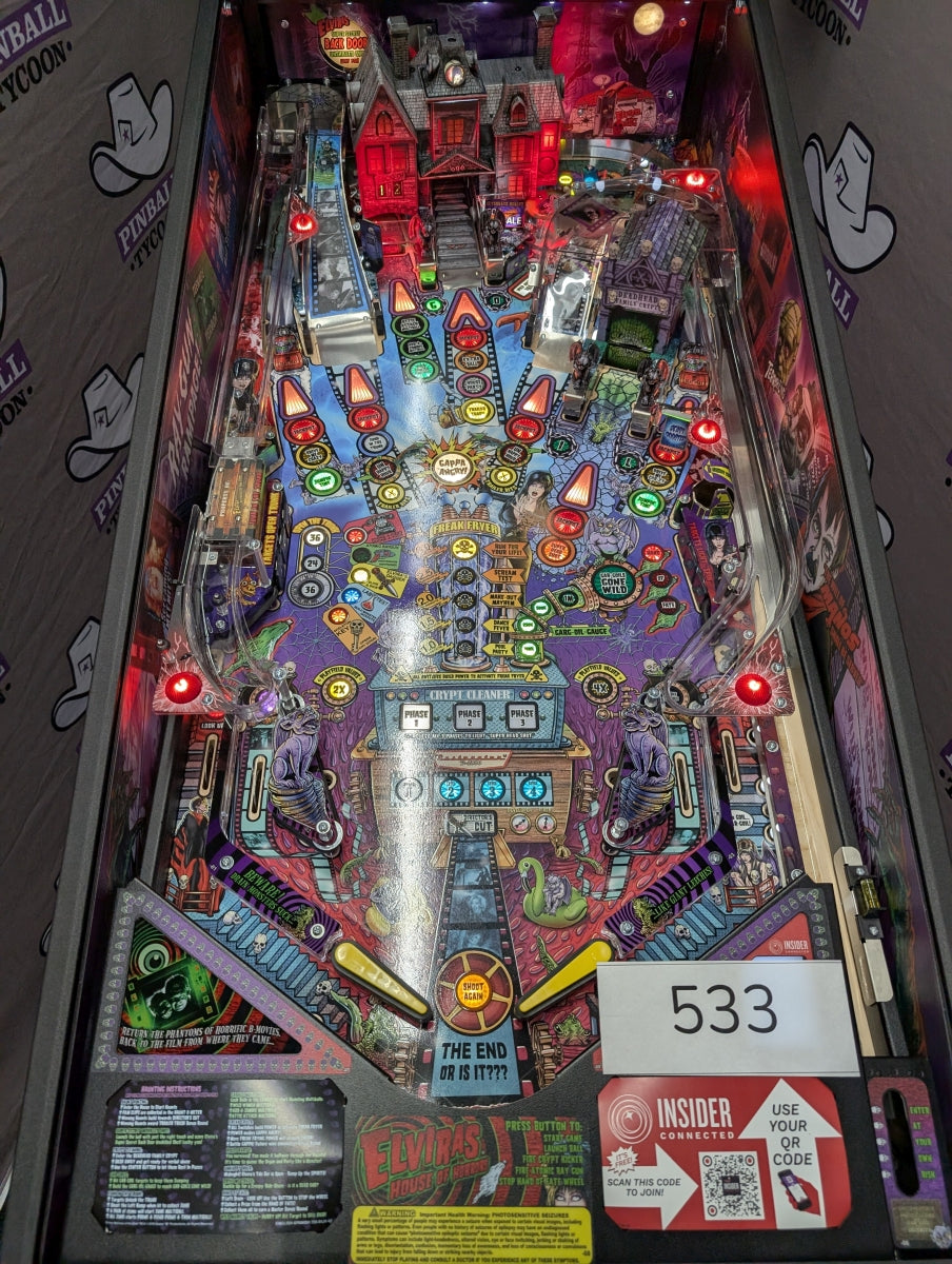 Elvira's House of Horrors Pinball (Premium Edition) Pre-Played