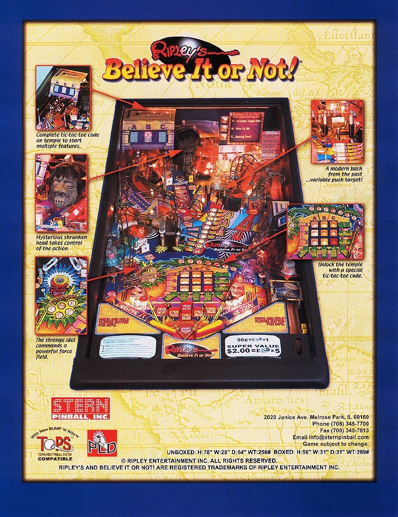 Ripley's Believe It or Not! (Pre-Played)