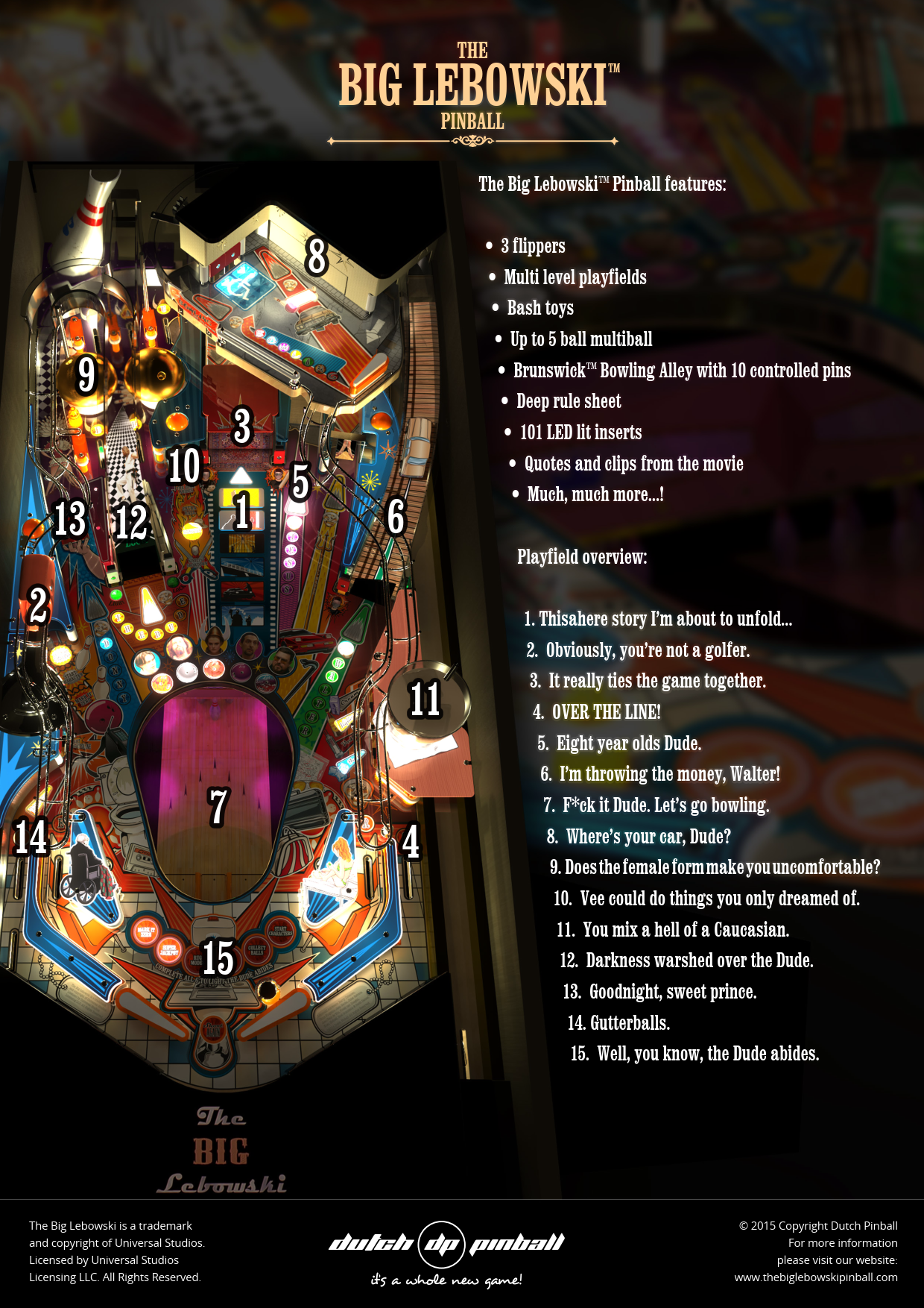 The Big Lebowski (Pre-Played)
