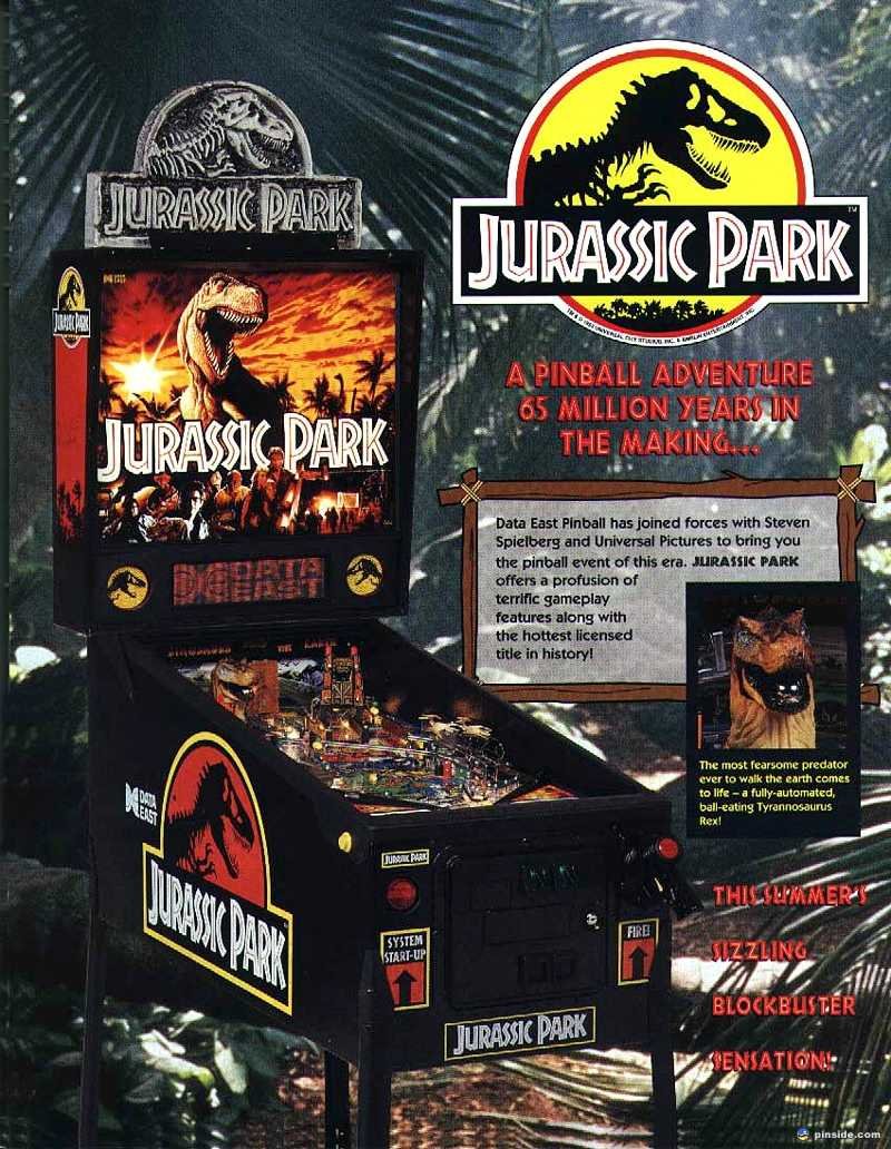 Jurassic Park (Data East) Pre-Played