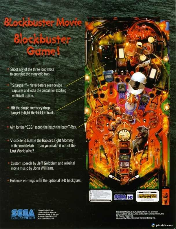 The Lost World Jurassic Park (Pre-Played)