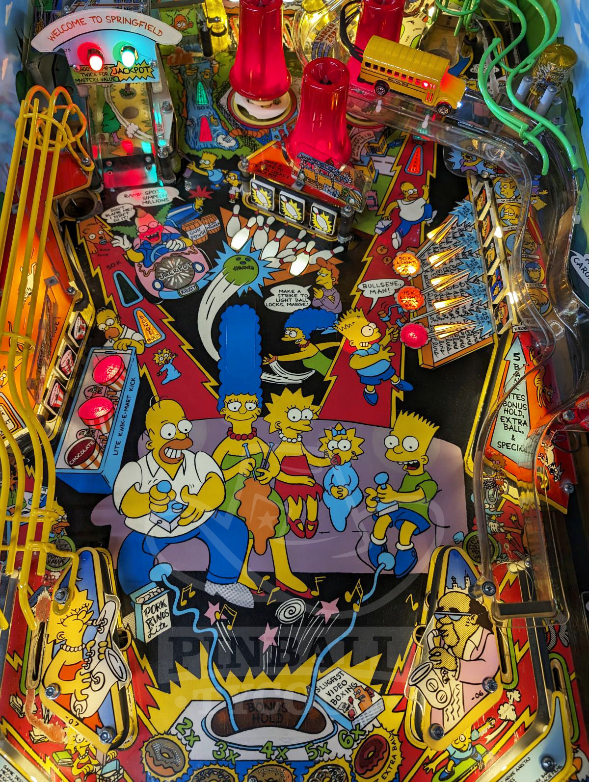 Simpsons with Topper and Green Armor (Pre-Played)