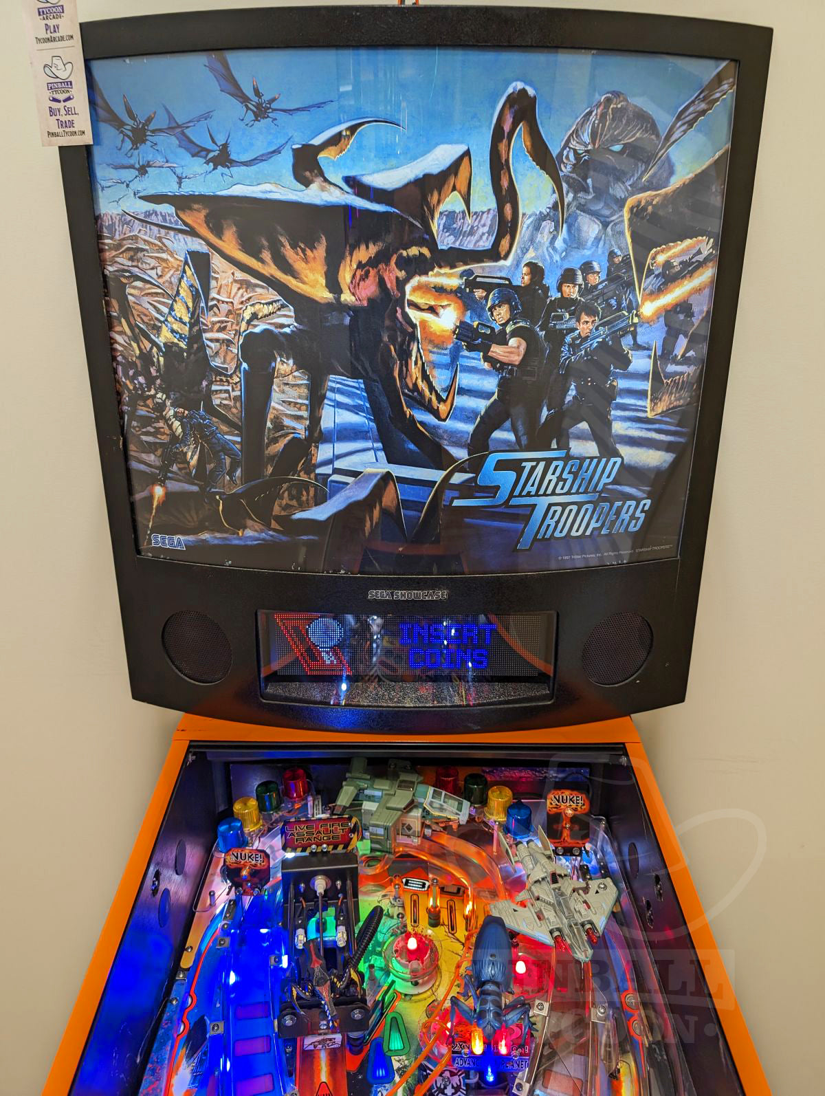 Starship Troopers with Orange Powder Coating (Pre-Played)