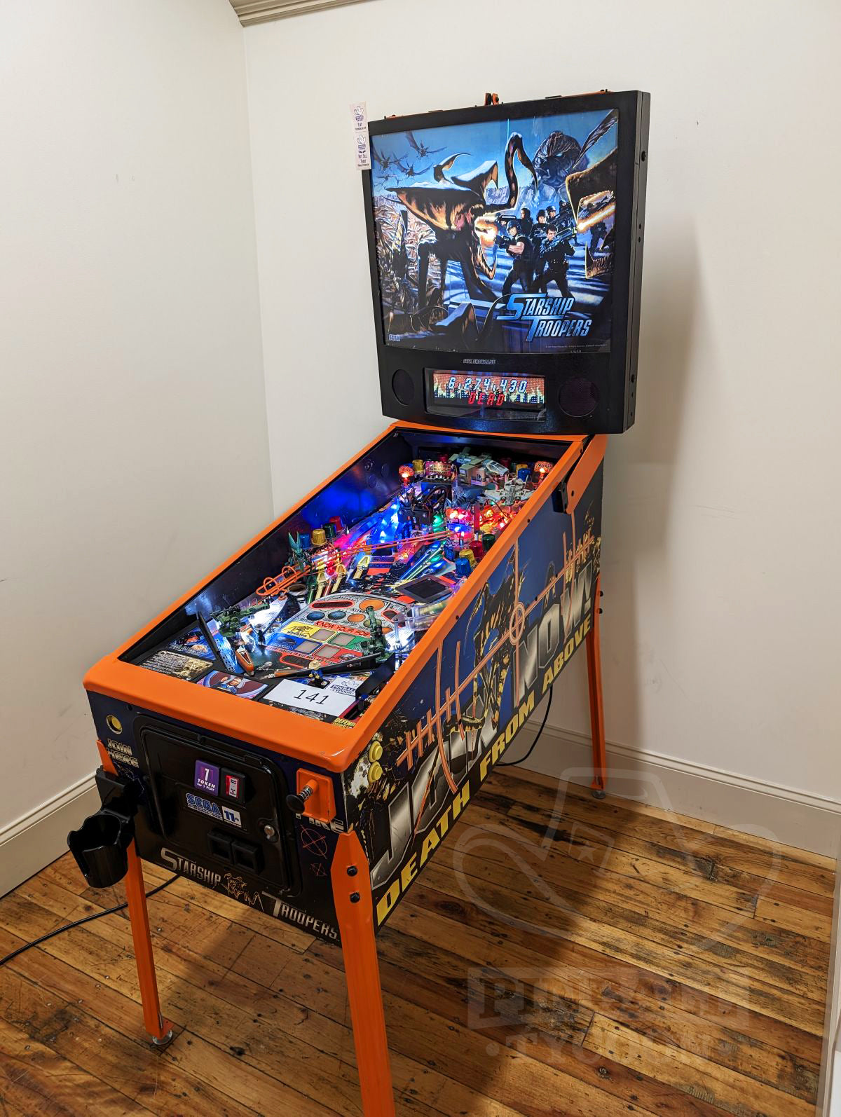 Starship Troopers with Orange Powder Coating (Pre-Played)